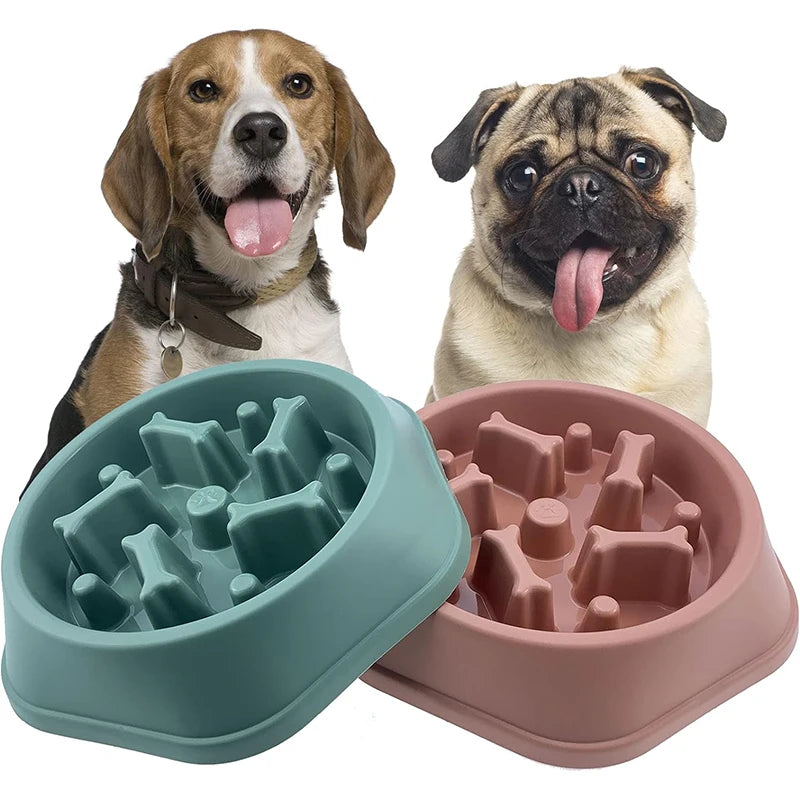 Slow Feeder Dog Bowl for Healthy Eating - Smarsty