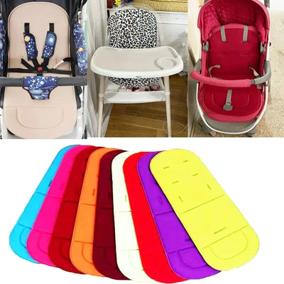 Stroller Seat Cushion Soft Baby Pushchair Car Cart High Chair Seat Trolley Cushions Kids Stroller Mattress Soft Pad Large Sizes by Smarsty