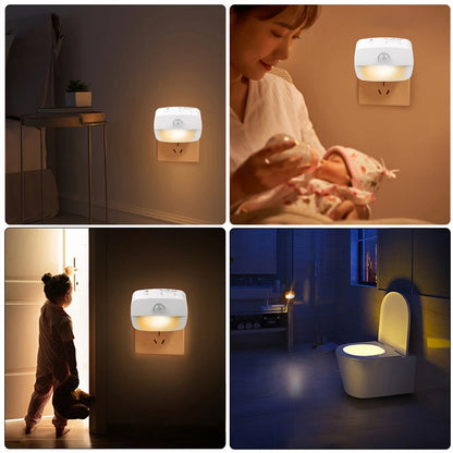 Smart LED Night Light with Motion Sensor for Home Use - Smarsty