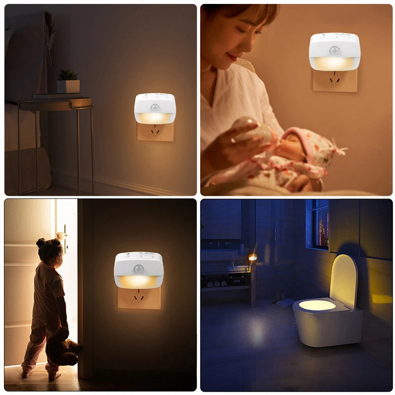 Smart LED Night Light with Motion Sensor for Home Use - Smarsty