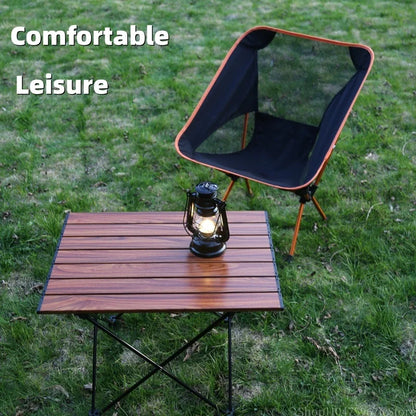 Outdoor foldable chair - ultra-light fishing camping leisure reclining chair - aluminum alloy moon chair - outdoor chair by Smarsty