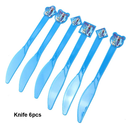 Frozen Princess Birthday Party Tableware Set - Smarsty