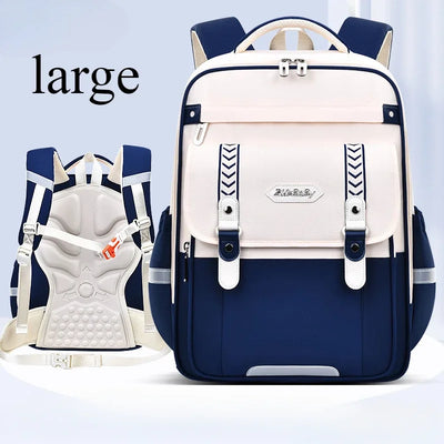 Waterproof Kids School Backpack With Orthopedic Support - Smarsty
