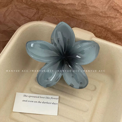 Elegant Gradient Flower Hair Clips Large Secure Hold - Smarsty