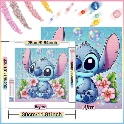 Disney Stitch DIY Diamond Painting Kit for Unique Wall Decor - Smarsty