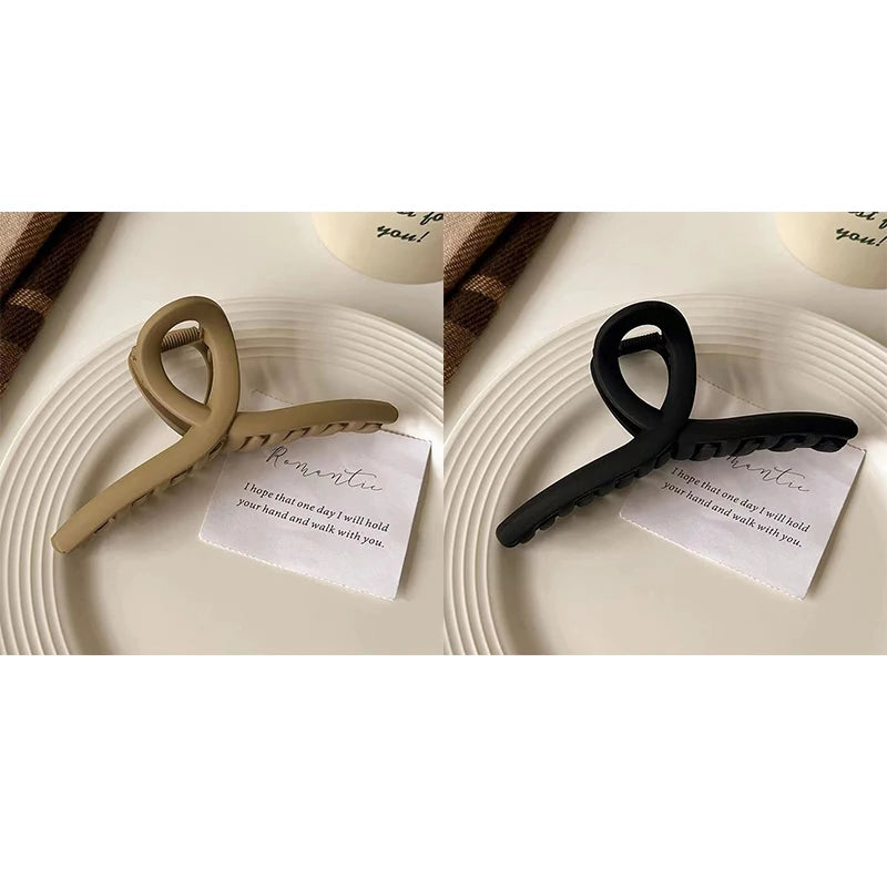 Large Matte Hair Claw Clips For Women Strong Hold Comfort - Smarsty