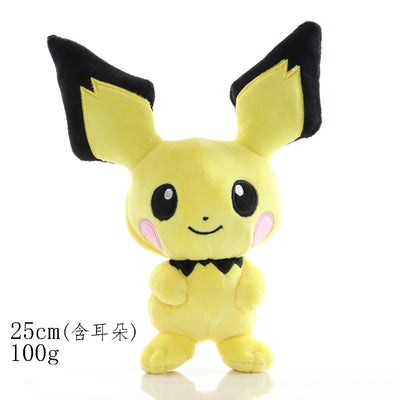 Cute Pikachu Plush Toy Pokemon Charmander Squirtle Bulbasaur Stuffed Doll Eevee Scorbunny Gengar Snorlax Christmas Gifts - Smarsty