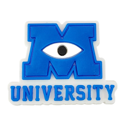 Miniso 1-16 Mini Monsters University James PVC Shoes Clown Nail hole Slippers Decorative Sandals Shoe Accessories