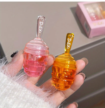 Small Honeypot Lip Oil for Moisturizing Soft Lips - Smarsty