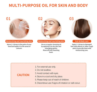 Skincare Oil Vitamin E Skin Care Essence For Scars Pregnancy Marks Facial Body Moisturizing Hydrating Oil For All Skin Types