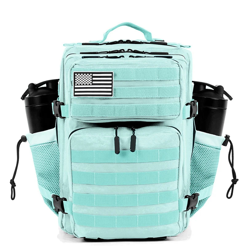35L Tactical Backpack for Women Men Molle Outdoor Travel Camping Hiking Bag Sports Weekend Athlete Gym Rucksack Dual Cup Holders - Smarsty
