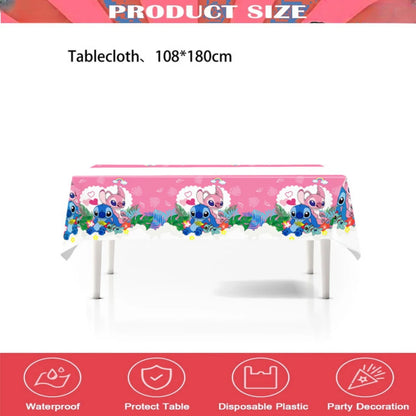 Disney Lilo and Stitch Tablecloth for Kids Parties - Smarsty