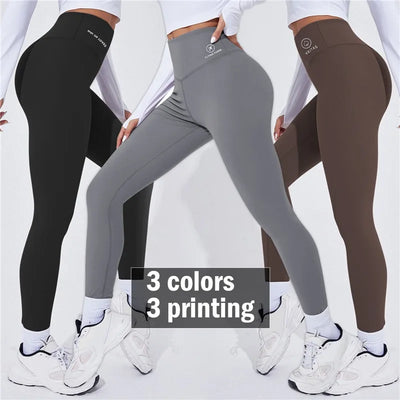 High Waist Yoga Warm Leggins Sports Tights Thermal Woman Running Pants Sexy Butt Lifting Leggings Push Up Panties Gym Fitness - Smarsty