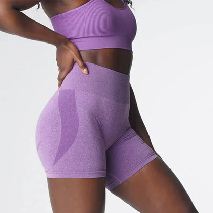 TKITK Seamless Shorts Women  Workout Shorts Fitness Sports Short Gym Yoga Shorts Yoga pants leggings cycling shark pants - Smarsty
