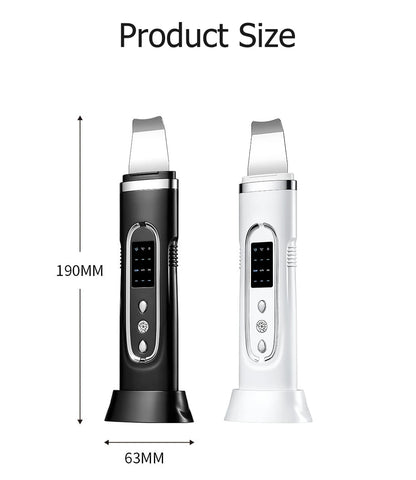 Ultrasonic Skin Scrubber for Deep Cleansing and Rejuvenation - Smarsty