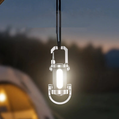 Mini Flashlight Multifunctional COB LED Keychain Flashlight 7 Gear Ultralight Camping Flashlight Waterproof for Camping Hiking