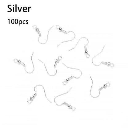 300Pc Hypoallergenic Earring Hooks Mix Color DIY Kit - Smarsty