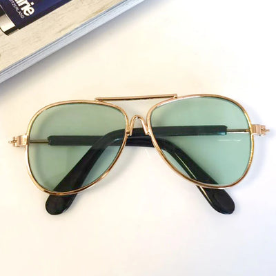 Vintage Round Dog Sunglasses for Stylish Pet Photos - Smarsty