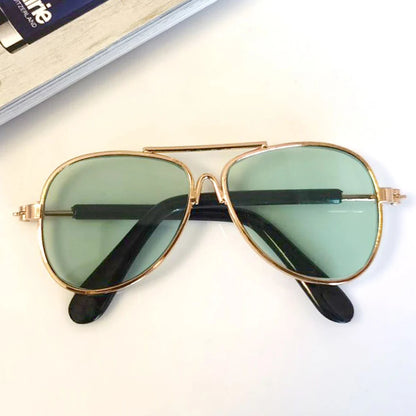 Vintage Round Dog Sunglasses for Stylish Pet Photos - Smarsty