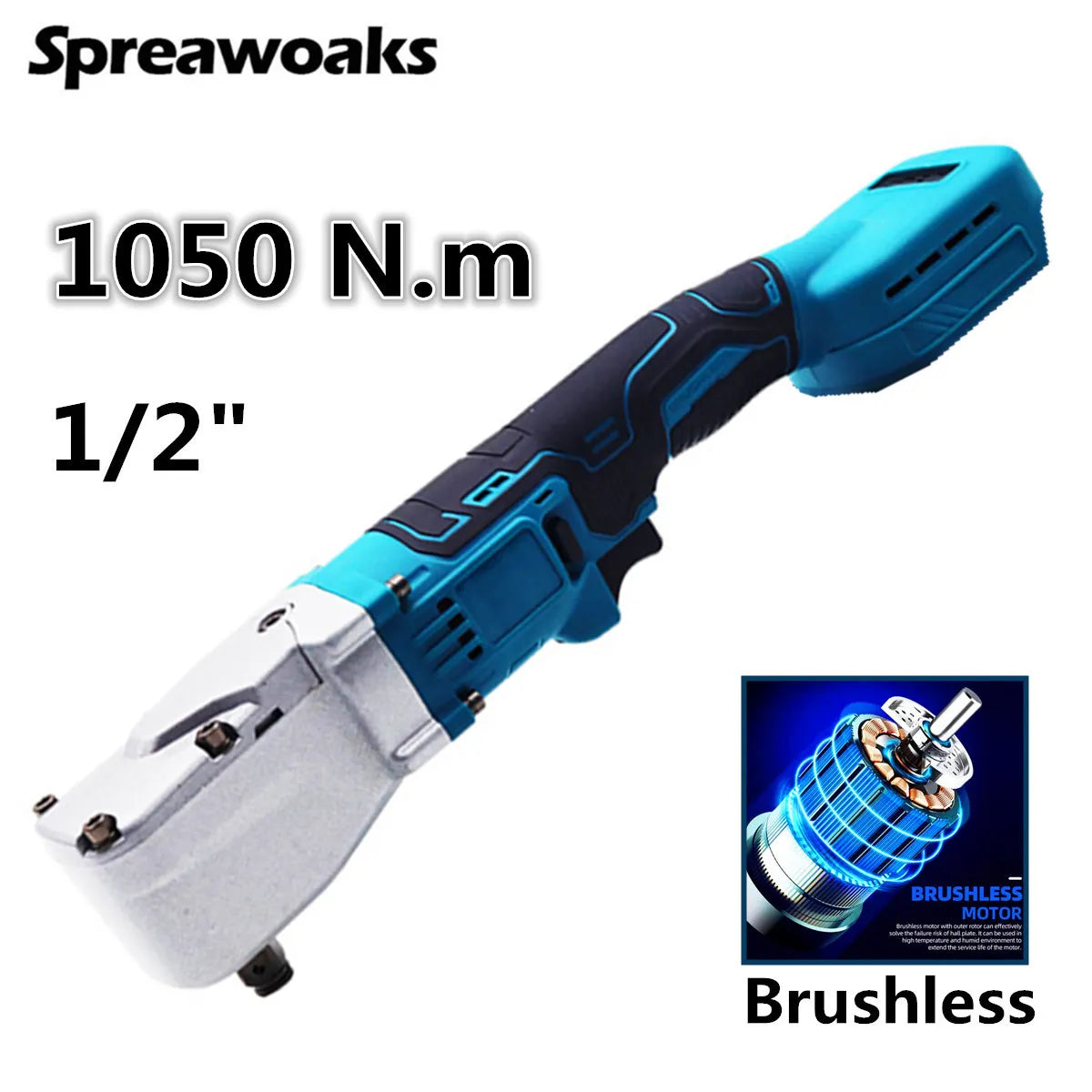 Cordless Electric Ratchet Wrench for Fast Nut Removal - Smarsty