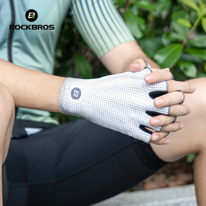RockBros Breathable Cycling Gloves Half Finger Anti Slip - Smarsty