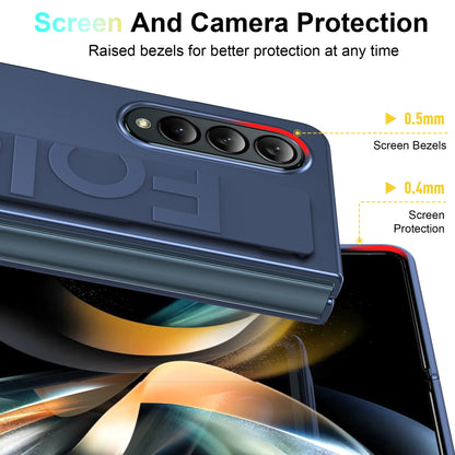 Ultra Thin Matte Galaxy Fold Case With Wrist Strap Pro - Smarsty