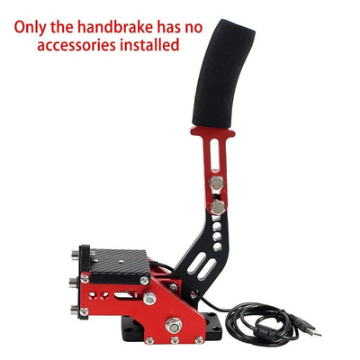 USB Handbrake SIM For G25/27/29 T300 T500 PC Racing Games Fanatecosw Dirt Rally Hand Brake System Red Black Blue HB-1009 - Smarsty