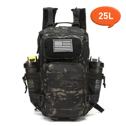25L/50L Tactical Backpack Bag Hunting MOLLE Backpack GYM For Men EDC Outdoor Hiking Rucksack Witch 2 Bottle Holders - Smarsty