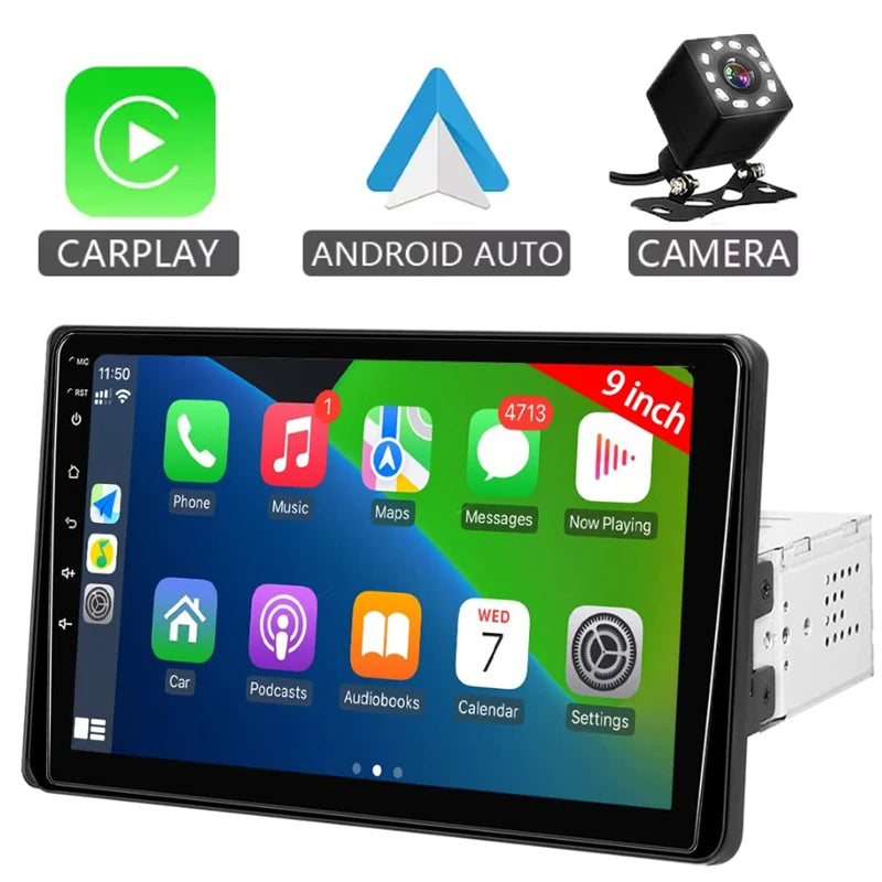 9 Inch Touchscreen Car Stereo With CarPlay And Android Auto - Smarsty