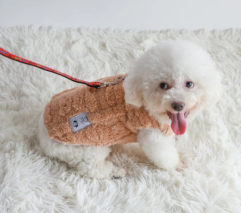 Soft Fleece Dog Sweater for Winter Warmth - Smarsty