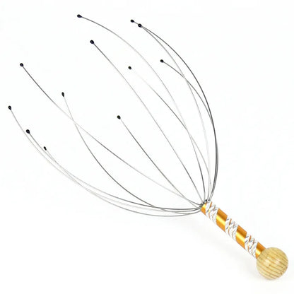 Stainless Steel Octopus Head Massager for Relaxation - Smarsty
