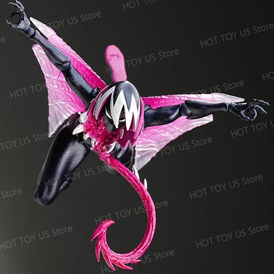 NEW KO Symbiote Gwenom Action Figure | Kaiyodo Revoltech Amazing Yamaguchi | Venomized Gwen Stacy Anime Model Gift