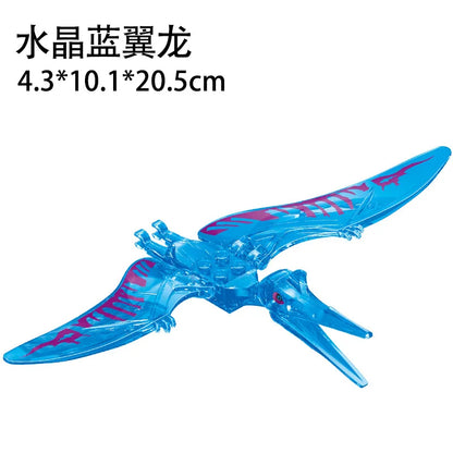 Jurassic World 3 Brutal Raptor Building Blocks Dinosaur Bricks Tyrannosaurus Indominus I-Rex Assemble Toy For Children by Smarsty