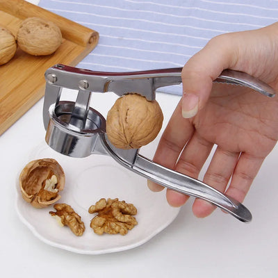 Stainless Steel Garlic Press Crusher Mincer Handheld Garlic Smasher Squeezer Manual Press Grinding Tool Kitchen Accessories by Smarsty
