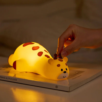 Cute Silicone Rabbit LED Night Light for Kids - Smarsty