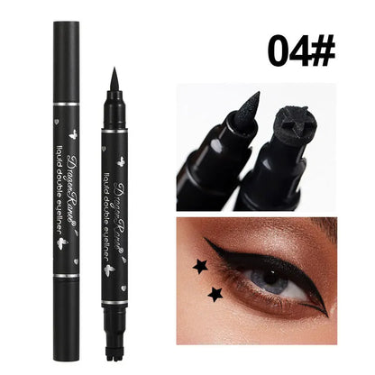 Dragon Ranee Waterproof Double Head Eyeliner for Easy Application - Smarsty