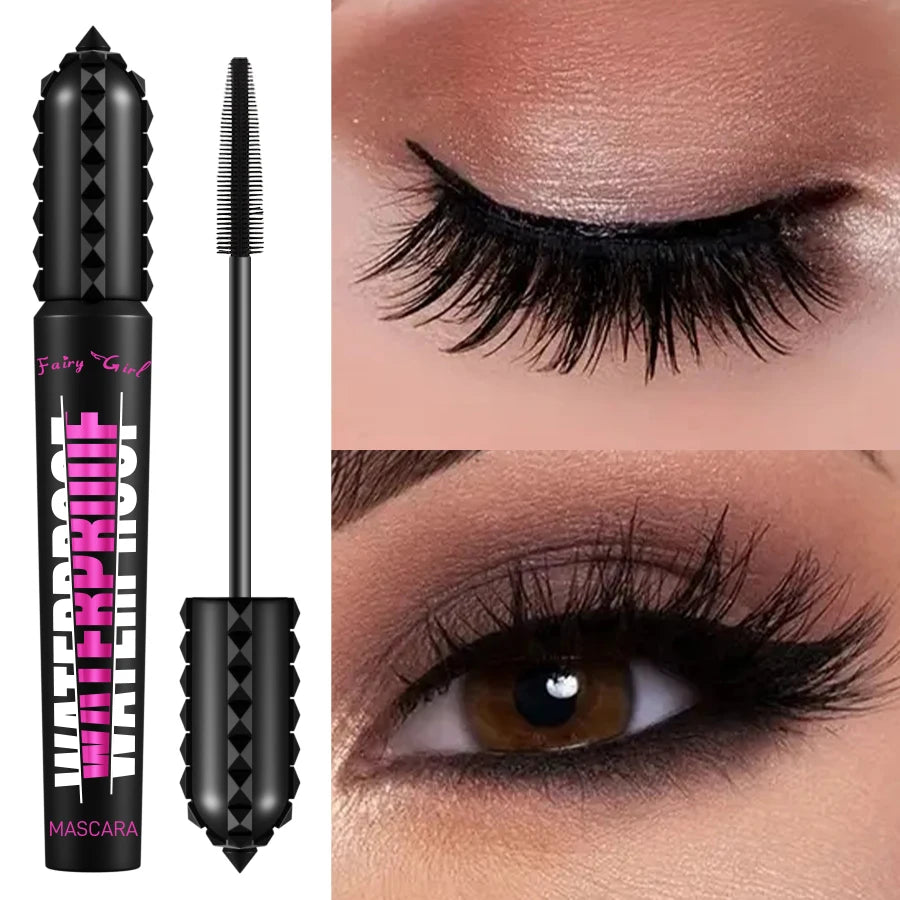 Black Waterproof Mascara for Lengthening and Curling Effect - Smarsty