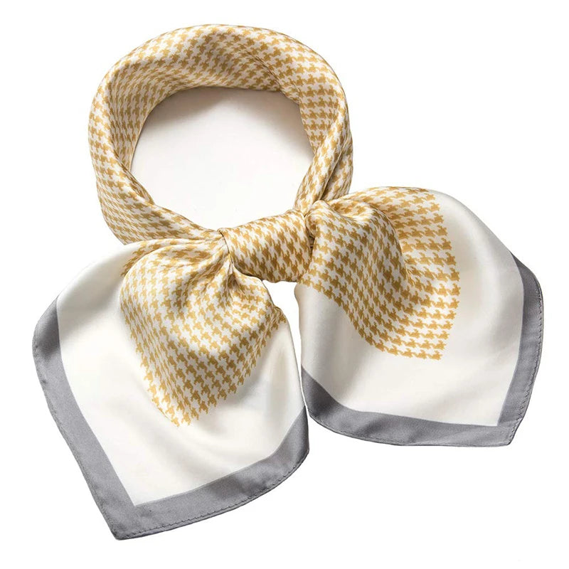 Luxury Silk Scarf Women Satin Shawl Sun Protection Wrap - Smarsty