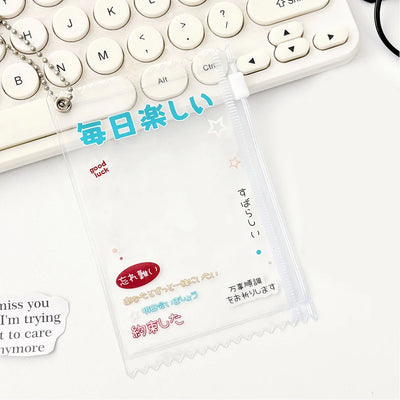 INS Transparent Candy Bag Badge Holder Korean Photocard Holder Display Bag Pendant Idol Photo Card Protective Cover Card Holder - Smarsty
