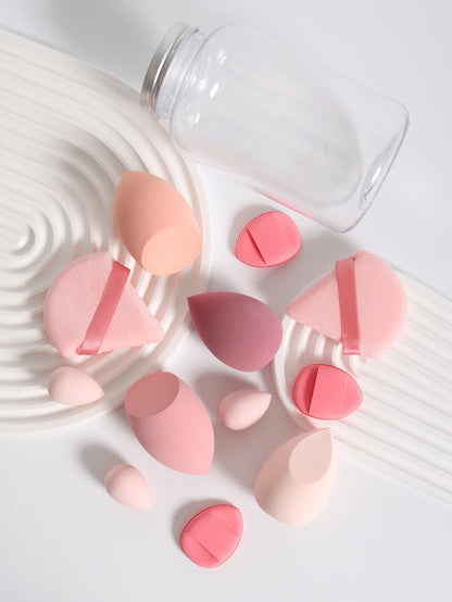 12Pcs Latex-Free Makeup Sponge Set for Flawless Application - Smarsty