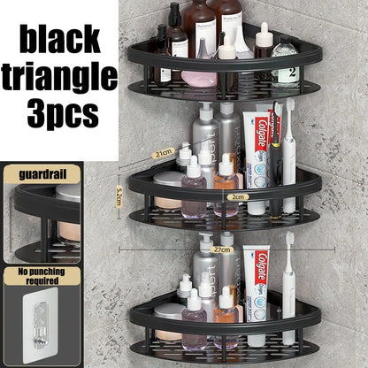 Wall Mounted Bathroom Shelf for Towel and Shampoo Storage - Smarsty