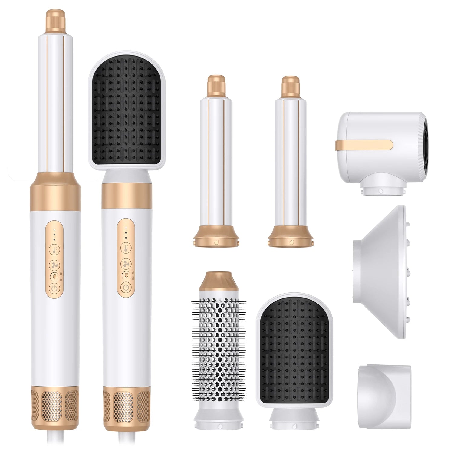 High Speed 7 In 1 Hair Dryer Brush with Diffuser - Smarsty