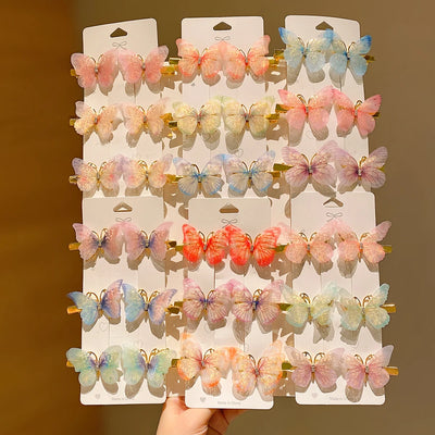 Cute Butterfly Hairpins for Girls with No-Hurt Design - Smarsty