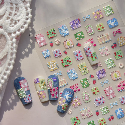 Cute Starfish Nail Charm Stickers for Summer Nail Art - Smarsty