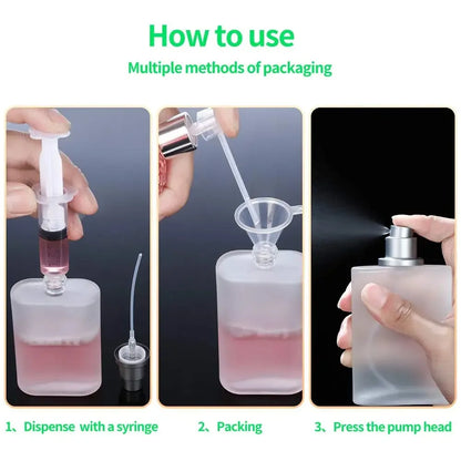 Frosted Glass Spray Bottles Refillable Perfume Atomizer - Smarsty