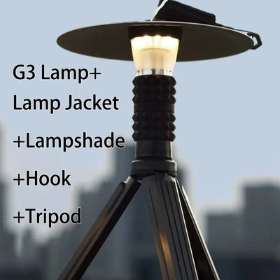 3000mah GZ Lighthouse camping light Super Long Battery Life LED Camping Tent Hiking Atmosphere Lamp Tower Flashlight by Smarsty