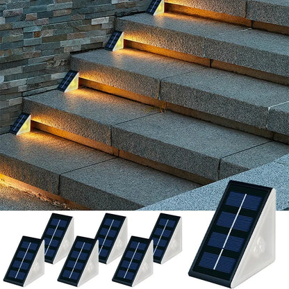Outdoor Solar Step Lights with RGB Colors for Safe Pathways - Smarsty