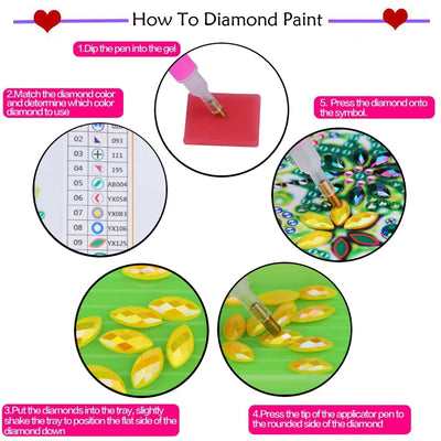 Diamond Painting Coasters Set with Cartoon Cat Design - Smarsty