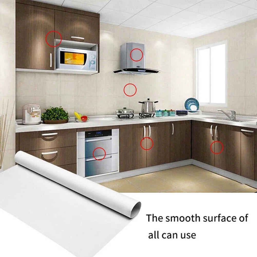 Transparent Oil-Proof Wall Sticker Heat-Resistant Self-Adhesive Film - Smarsty