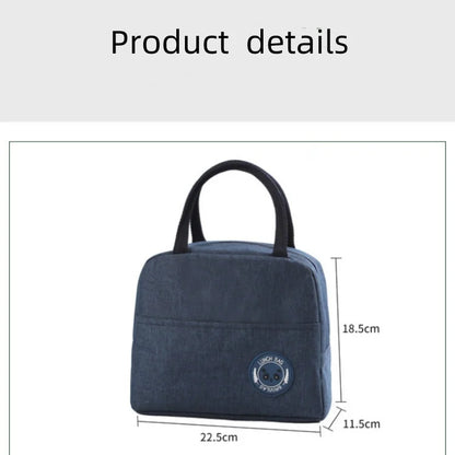 Insulated Aluminum Foil Lunch Bag With Ice Pack Portable - Smarsty